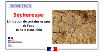 Alerte CRISE Sécheresse - Restrictions de certains usages de l'eau